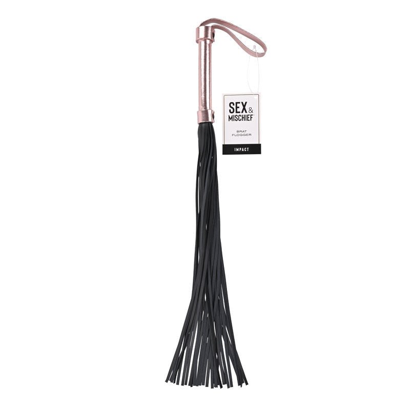 Sex & mischief - brat flogger - Product back view  | Flirtybay.com.au